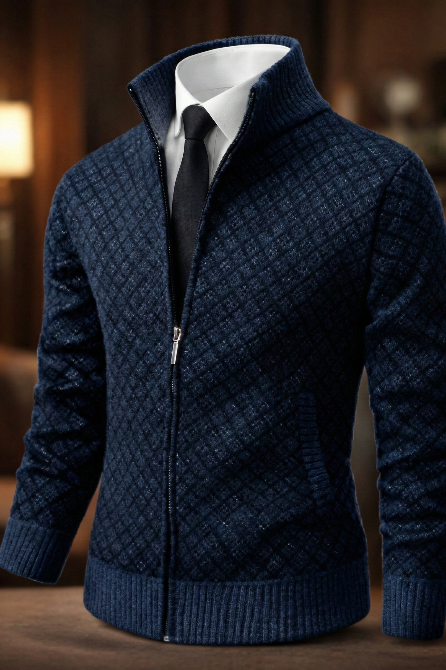 DAVID | CHALECO DE PUNTO CON RELIEVE PARA HOMBRE