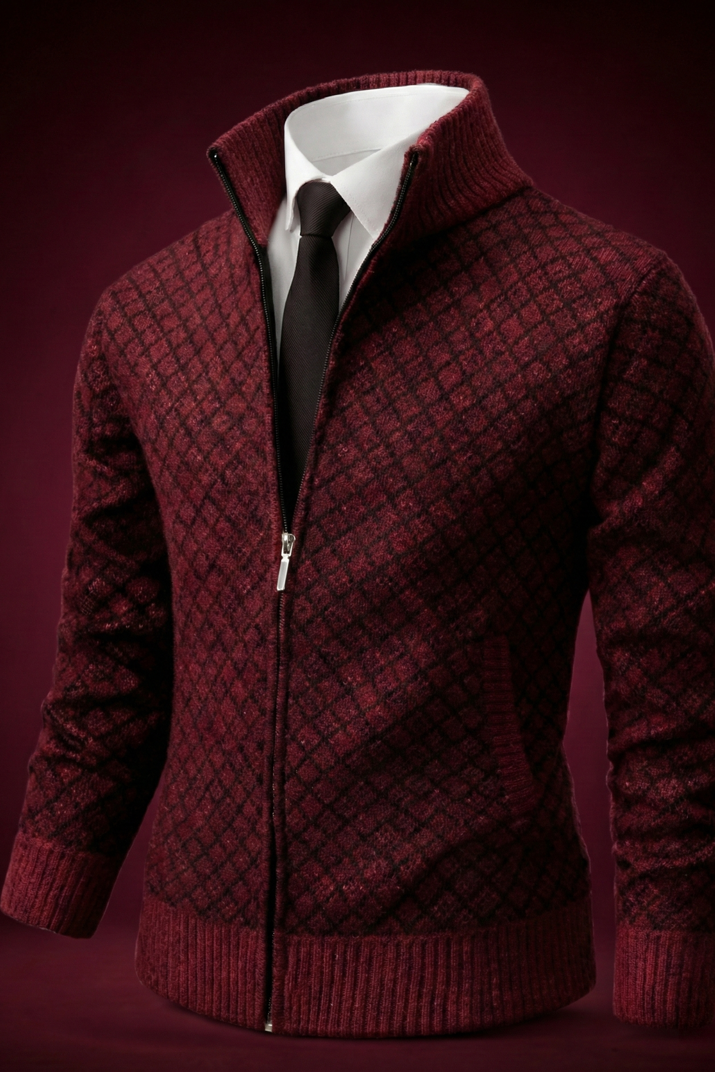 DAVID | CHALECO DE PUNTO CON RELIEVE PARA HOMBRE