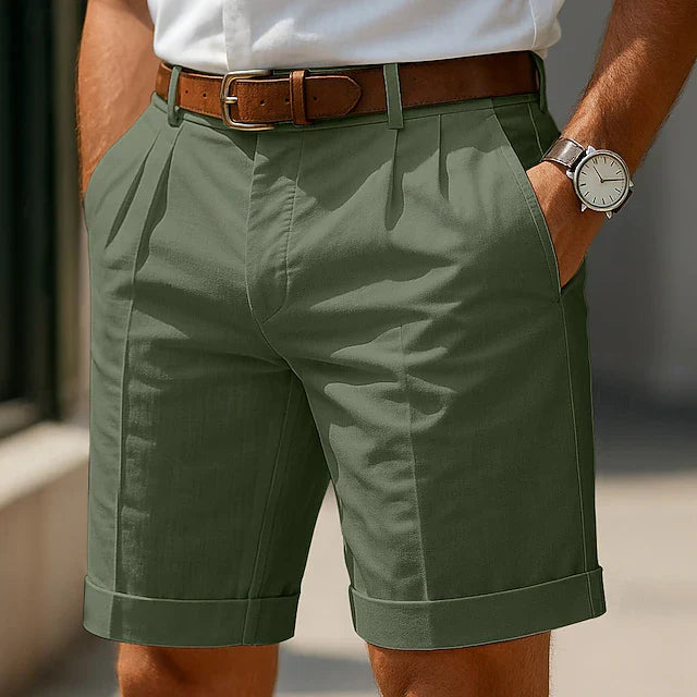 LAURENT MONACO | SHORT PLISSÉ SUR MESURE POUR HOMMES